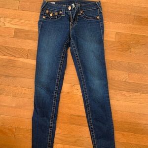 Womens size 25 True Religion skinny jeans